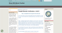 Desktop Screenshot of meanoldlibraryteacher.net